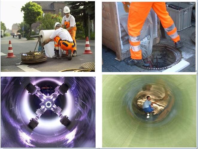 三角镇管道光固化修复