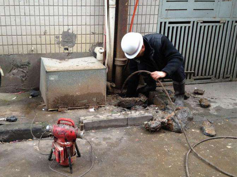 三角镇疏通下水道-洗菜池疏通